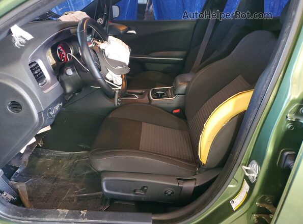 2C3CDXCTXMH656230 2021 DODGE CHARGER Green Սալոնի դիմացի տեսք