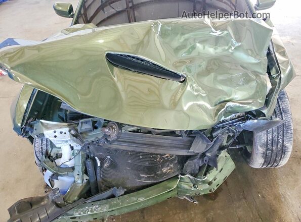 2C3CDXCTXMH656230 2021 DODGE CHARGER Green Սալոնի հետևի տեսք