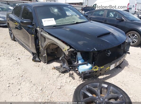 2C3CDXCTXPH700196 2023 DODGE CHARGER Black Front view
