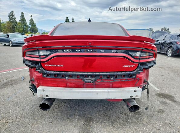 2C3CDXEJ1GH163049 2016 DODGE CHARGER Red Widok z tyłu