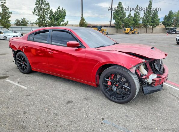 2C3CDXEJ1GH163049 2016 DODGE CHARGER Red Przód prawy