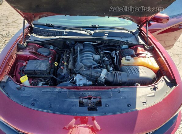 2C3CDXEJ2JH171135 2018 DODGE CHARGER Red Rear interior view