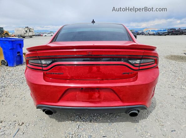 2C3CDXEJ9HH521077 2017 DODGE CHARGER Red უკანა ხედი