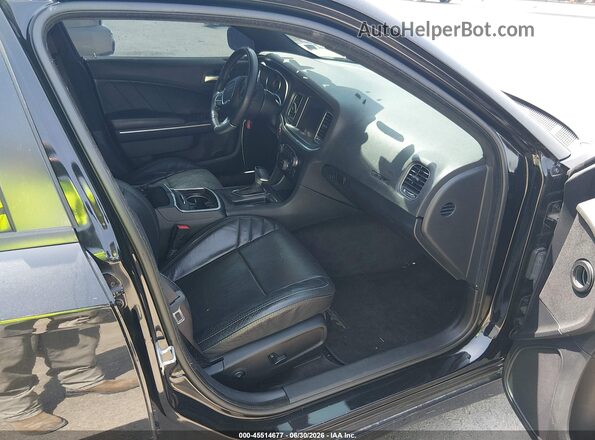 2C3CDXEJXGH199225 2016 DODGE CHARGER Black Front interior view