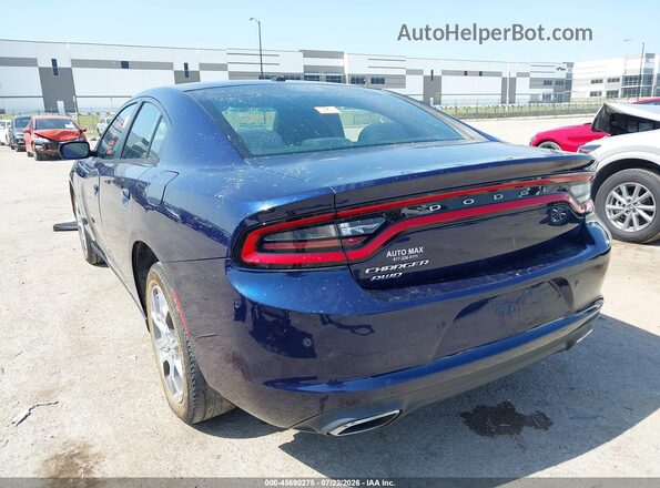 2C3CDXFG2GH141189 2016 DODGE CHARGER Blue Trasero izquierdo