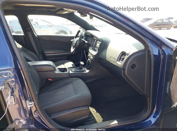 2C3CDXFG2GH141189 2016 DODGE CHARGER Blue Vista interior delantera
