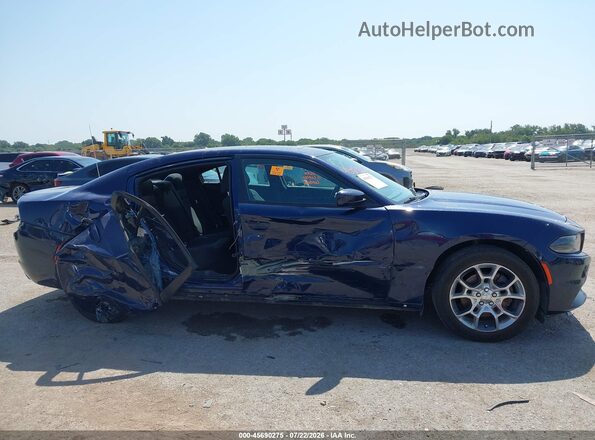 2C3CDXFG2GH141189 2016 DODGE CHARGER Blue Vista interior trasera
