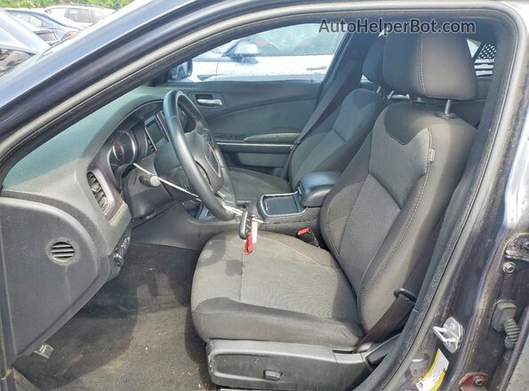 2C3CDXFG7GH151152 2016 DODGE CHARGER Black Vista interior delantera