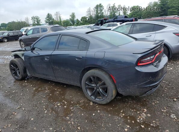 2C3CDXFG7GH151152 2016 DODGE CHARGER Black Trasero izquierdo