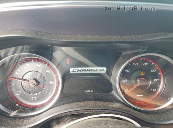 2C3CDXFG7GH151152 2016 DODGE CHARGER Black Vista del cuadro de instrumentos