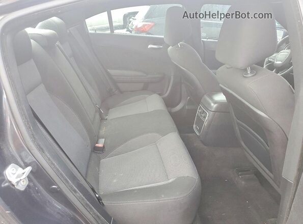 2C3CDXFG7GH151152 2016 DODGE CHARGER Black Vista de los asientos traseros