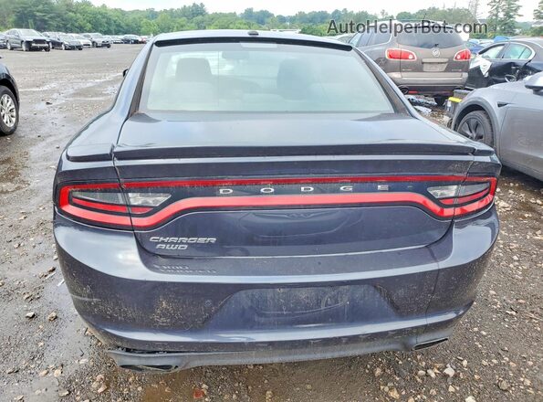 2C3CDXFG7GH151152 2016 DODGE CHARGER Black Vista trasera
