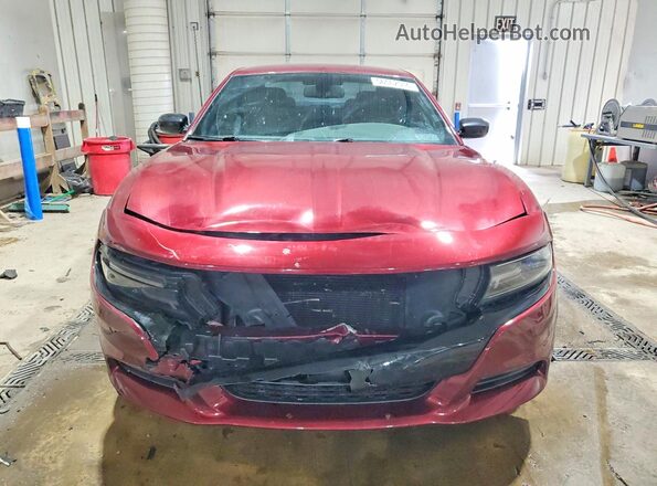 2C3CDXFG8HH590538 2017 DODGE CHARGER Burgundy Vista frontal