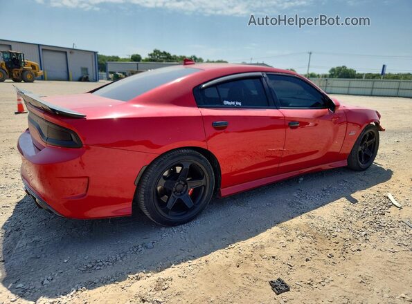 2C3CDXGJ0HH525838 2017 DODGE CHARGER Red Հետևի աջ