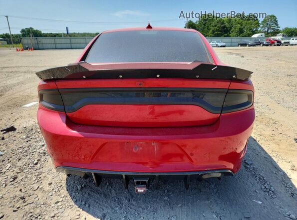2C3CDXGJ0HH525838 2017 DODGE CHARGER Red Հետևի տեսք