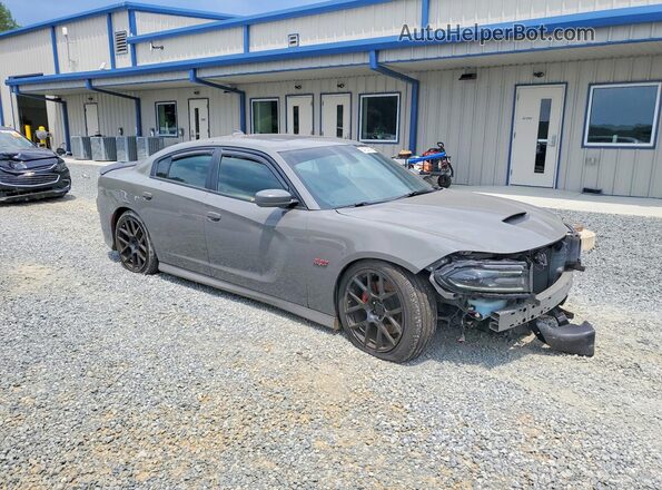 2C3CDXGJ0HH625115 2017 DODGE CHARGER Gray Przód prawy