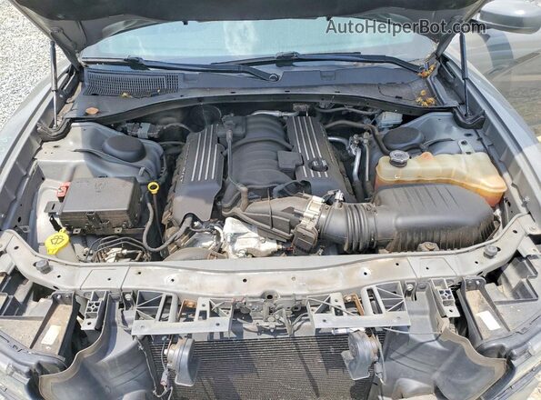 2C3CDXGJ0HH625115 2017 DODGE CHARGER Gray Widok wnętrza z tyłu