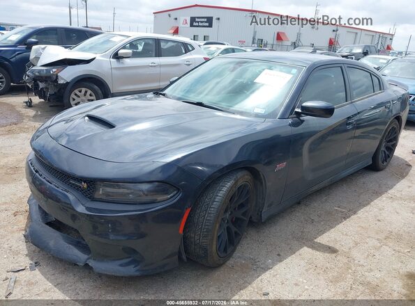 2C3CDXGJ0JH135912 2018 DODGE CHARGER Black Przód lewy