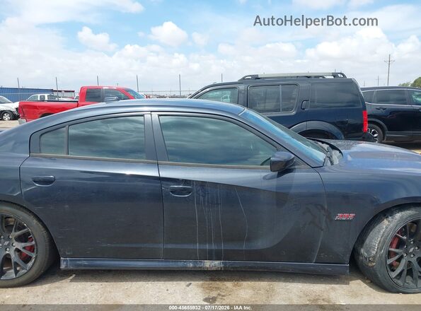 2C3CDXGJ0JH135912 2018 DODGE CHARGER Black Widok wnętrza z tyłu