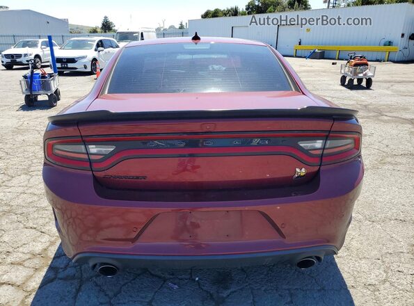 2C3CDXGJ0KH668103 2019 DODGE CHARGER Red Հետևի տեսք