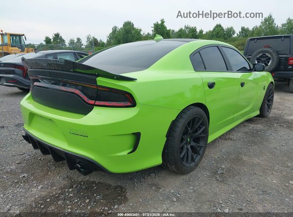 2C3CDXGJ0KH673981 2019 DODGE CHARGER Зеленый Задняя правая четверть