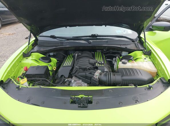 2C3CDXGJ0KH673981 2019 DODGE CHARGER Зеленый Вид сзади