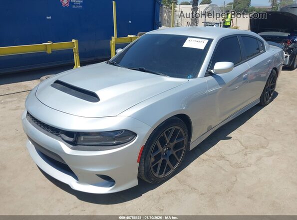 2C3CDXGJ0KH681465 2019 DODGE CHARGER Silver Առջևի ձախ երեք քառորդ տեսարան