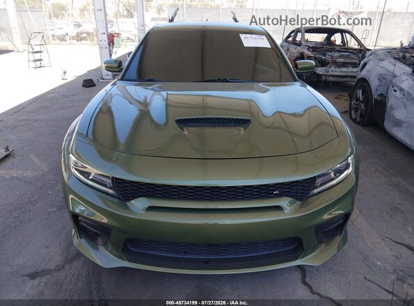 2C3CDXGJ0LH185762 2020 DODGE CHARGER Green Դիմացի տեսք