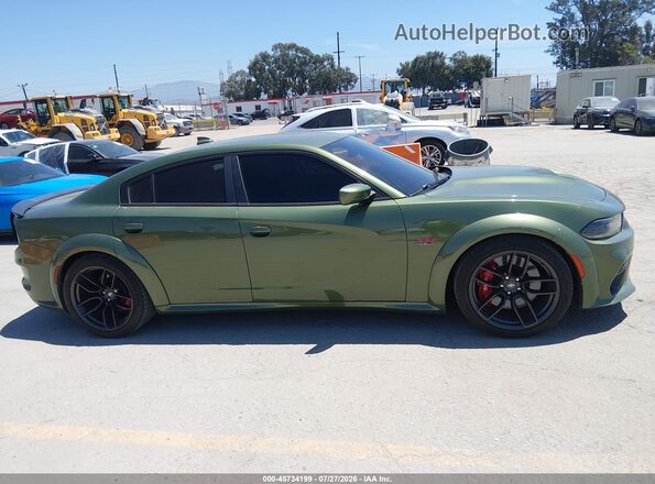 2C3CDXGJ0LH185762 2020 DODGE CHARGER Green Սալոնի հետևի տեսք