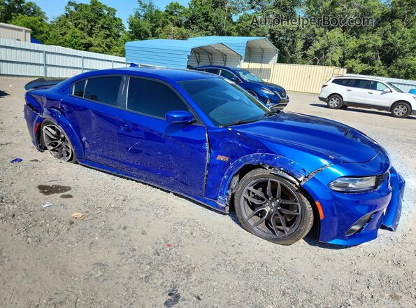 2C3CDXGJ0MH537840 2021 DODGE CHARGER Blue Առջևի աջ