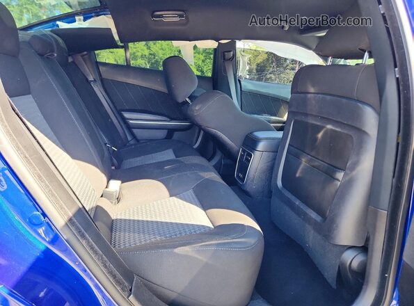 2C3CDXGJ0MH537840 2021 DODGE CHARGER Blue Հետևի նստատեղերի տեսք