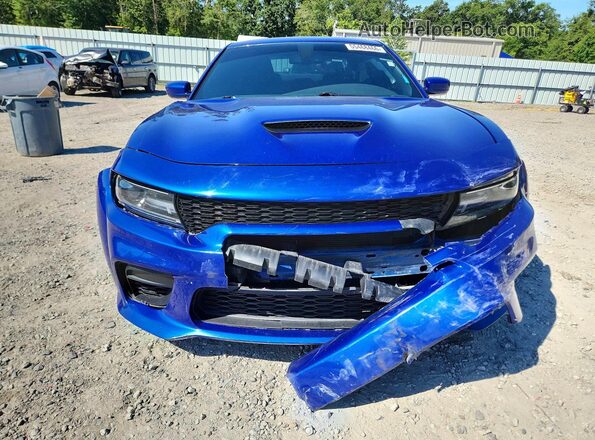 2C3CDXGJ0MH537840 2021 DODGE CHARGER Blue Դիմացի տեսք