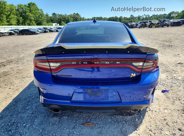 2C3CDXGJ0MH537840 2021 DODGE CHARGER Blue Հետևի տեսք