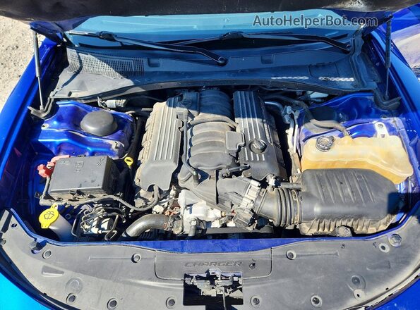 2C3CDXGJ0MH537840 2021 DODGE CHARGER Blue Սալոնի հետևի տեսք