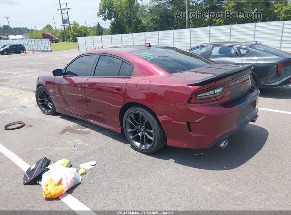 2C3CDXGJ0NH169869 2022 DODGE CHARGER Красный Задняя левая четверть
