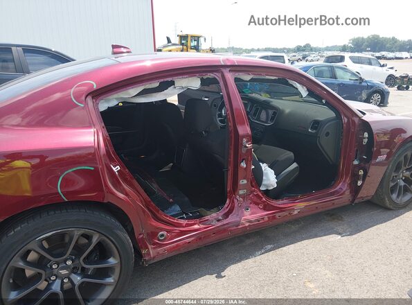 2C3CDXGJ0NH169869 2022 DODGE CHARGER Красный Вид спереди