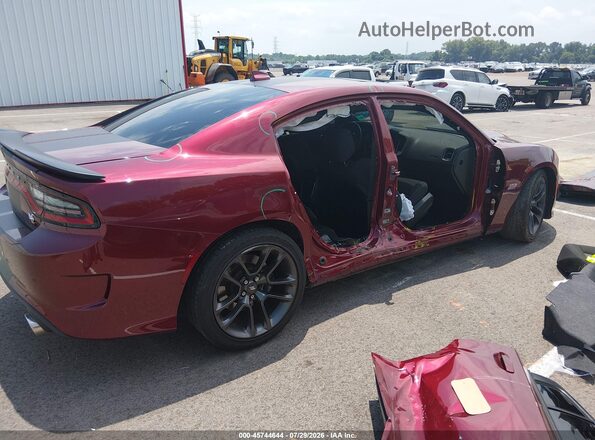 2C3CDXGJ0NH169869 2022 DODGE CHARGER Красный Задняя правая четверть