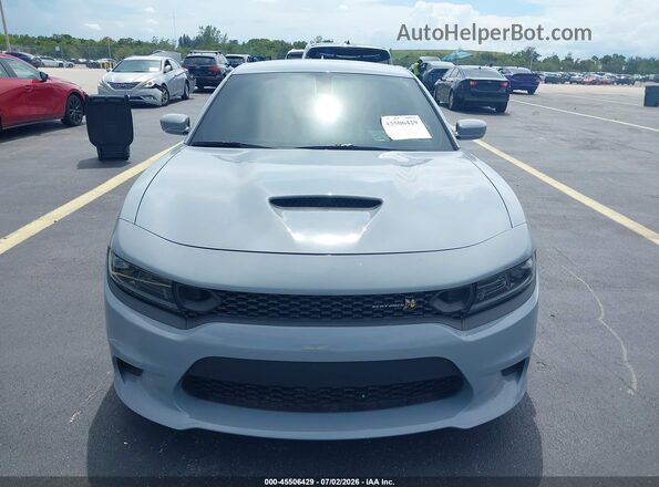 2C3CDXGJ0NH177874 2022 DODGE CHARGER Gray Դիմացի տեսք