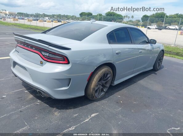 2C3CDXGJ0NH177874 2022 DODGE CHARGER Gray Հետևի աջ