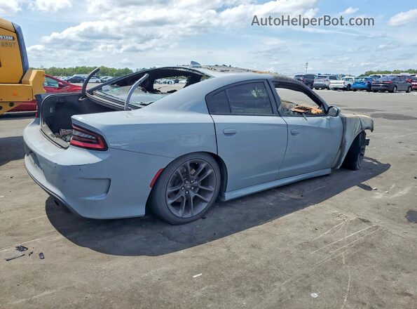 2C3CDXGJ0NH190088 2022 DODGE CHARGER Gray Tył prawy