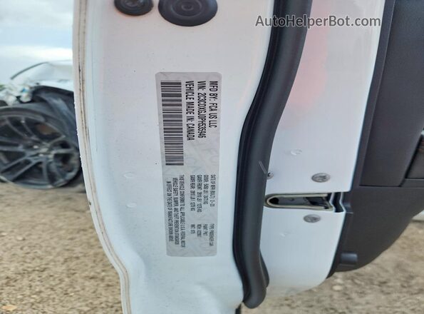 2C3CDXGJ0PH535946 2023 DODGE CHARGER White VIN კოდის სტიკერის ხედი