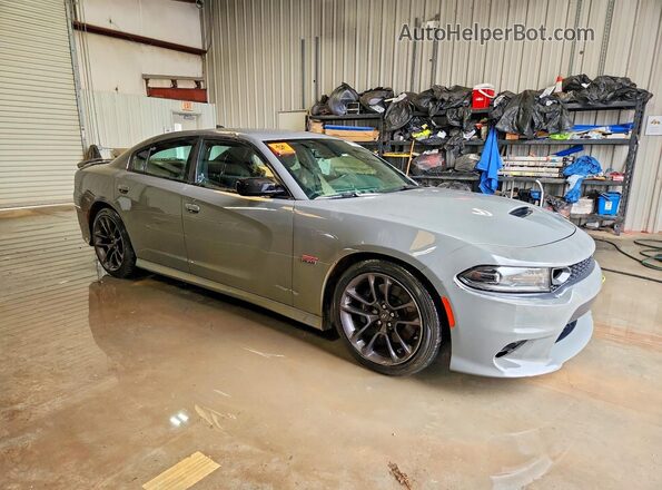 2C3CDXGJ0PH672241 2023 DODGE CHARGER Серый Передняя правая четверть