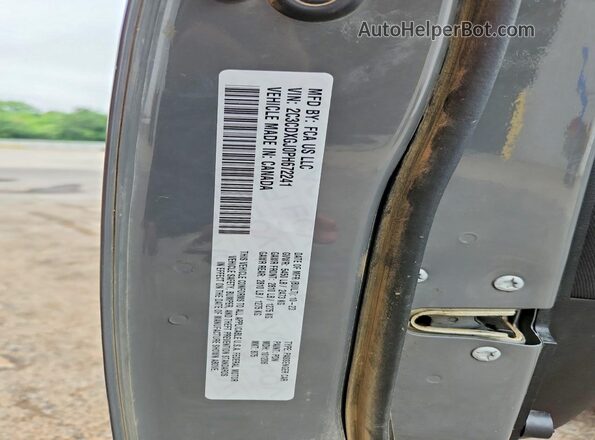 2C3CDXGJ0PH672241 2023 DODGE CHARGER Серый Вид подкапотного пространства