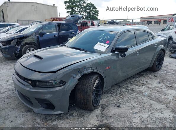 2C3CDXGJ0PH701804 2023 DODGE CHARGER Gray Առջևի ձախ երեք քառորդ տեսարան
