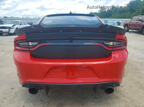 2C3CDXGJ1HH541028 2017 DODGE CHARGER Red Հետևի տեսք