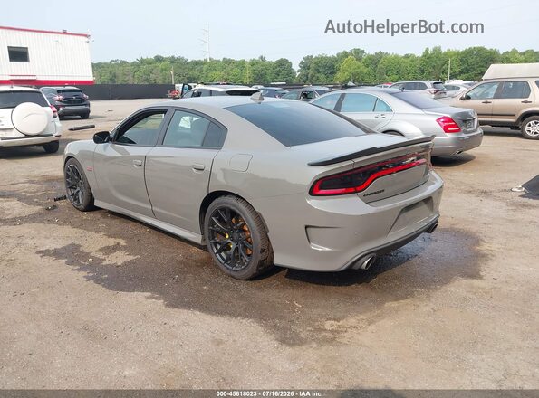 2C3CDXGJ1JH119024 2018 DODGE CHARGER Gray Հետևի ձախ