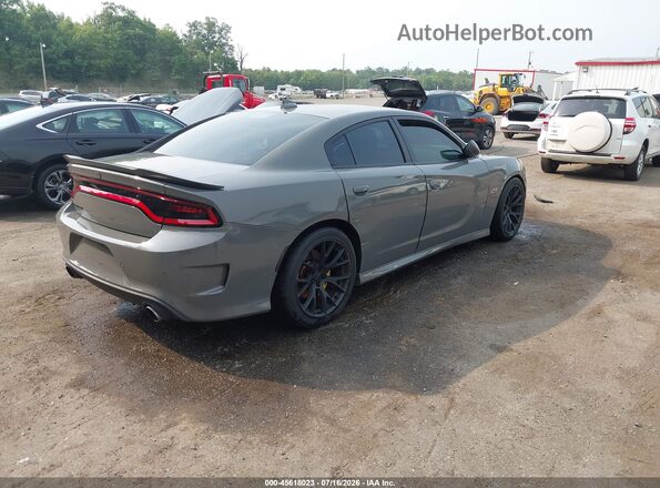 2C3CDXGJ1JH119024 2018 DODGE CHARGER Gray Հետևի աջ