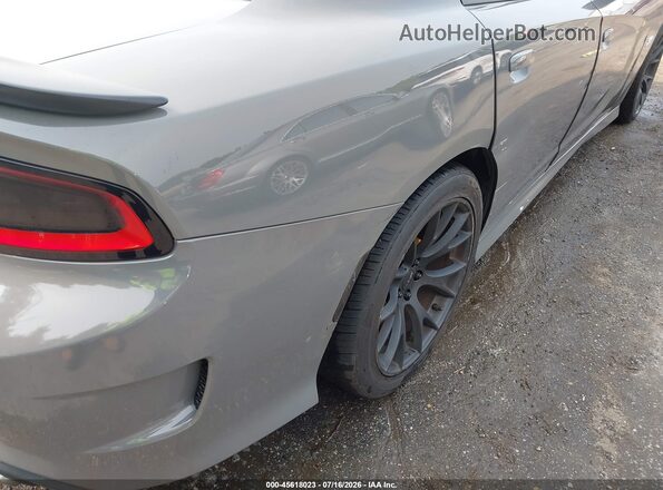 2C3CDXGJ1JH119024 2018 DODGE CHARGER Gray Դիմացի տեսք
