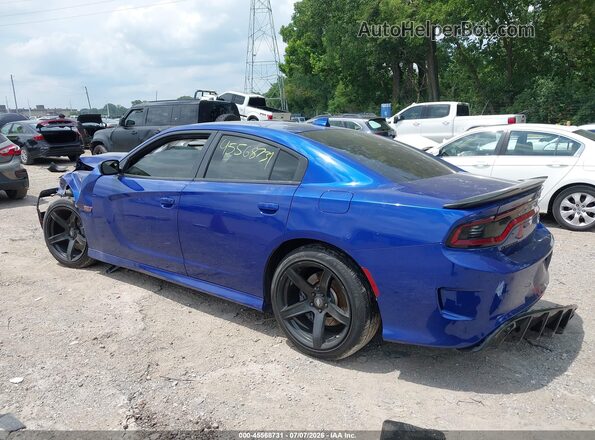 2C3CDXGJ1JH173097 2018 DODGE CHARGER Blue Rear left