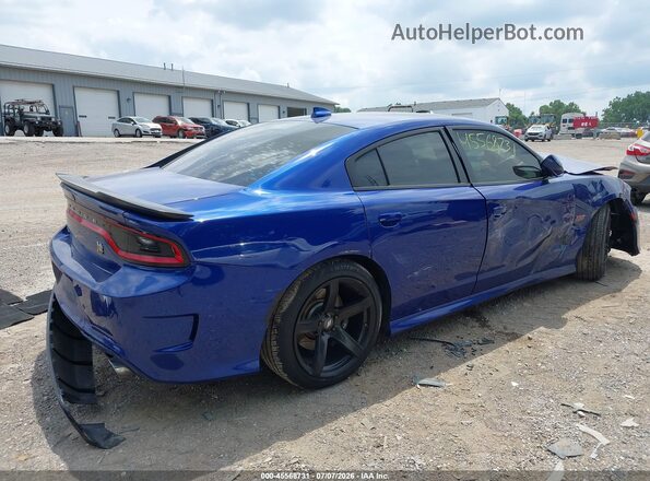 2C3CDXGJ1JH173097 2018 DODGE CHARGER Blue Rear right